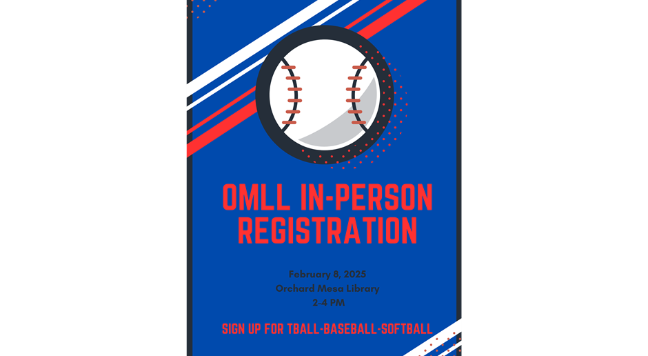 In Person Registration Feb. 8th 2-4pm @OM Library